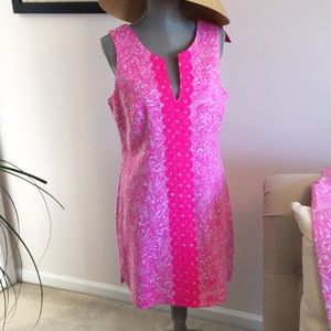 Lilly Pulitzer for Target Pink Shift Dress 14 EUC